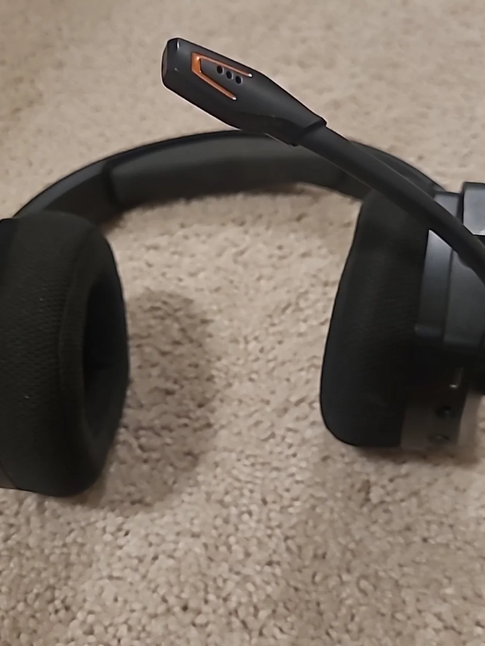 NUBWO G06 Wireless Gaming Headset Mic for Ps5 Ps4 PC, Black Orange Tested Work